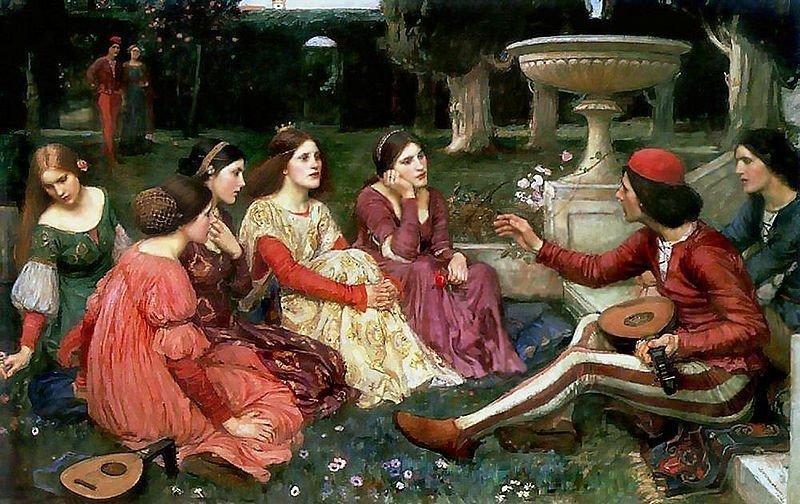 A Tale from Decameron (John William Waterhouse)