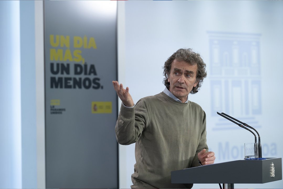 Fernando Simón en rueda de prensa (Madrid 2 de mayo de 2020)