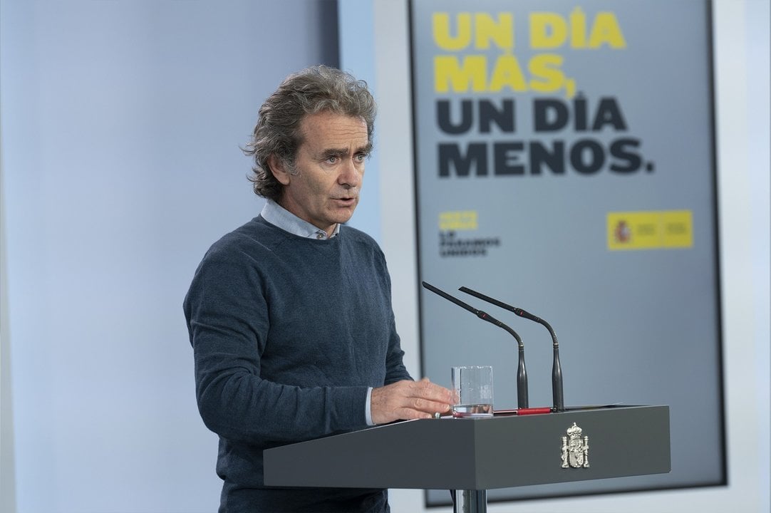 Fernando Simón en rueda de prensa (8 de mayo de 2020)