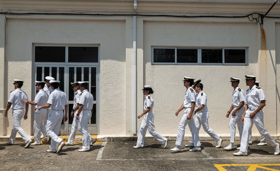 La rutina en la Escuela Naval