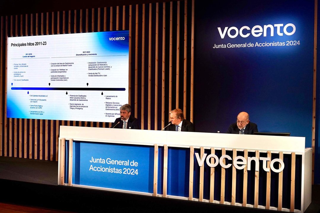 Junta General Ordinaria de Accionistas de Vocento 2024.