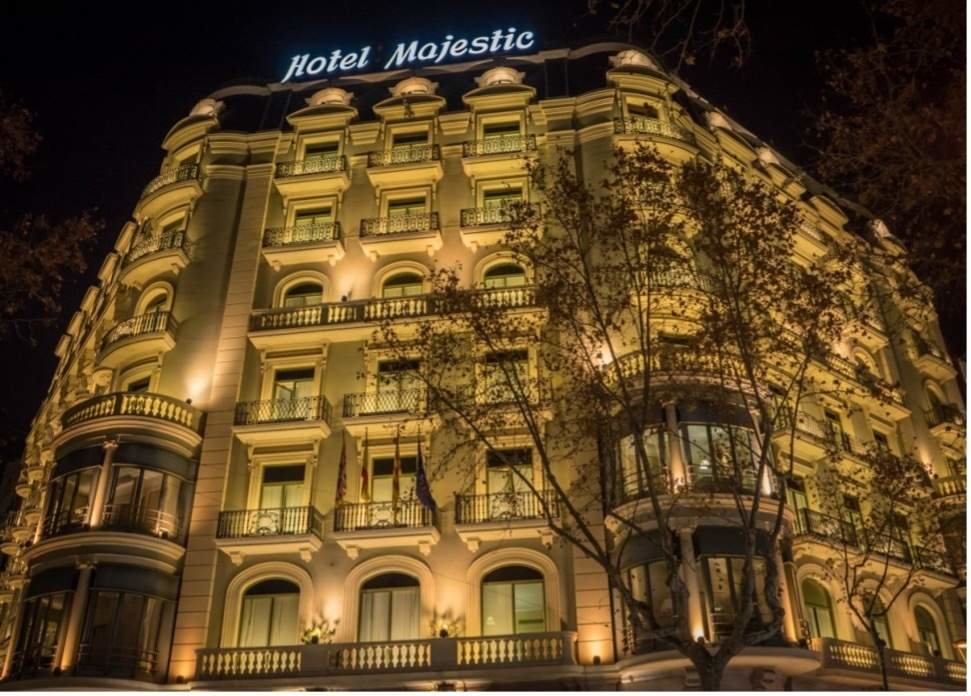 El Hotel Majestic figura entre los mejores sitios en Barcelona donde hospedarse