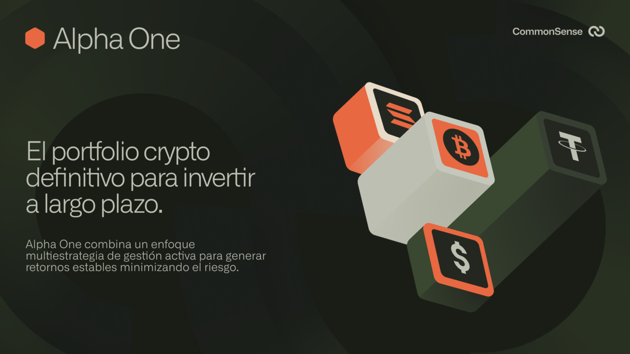 CommonSense anuncia la actualización del portfolio Alpha One para inversores de criptoactivos a largo plazo