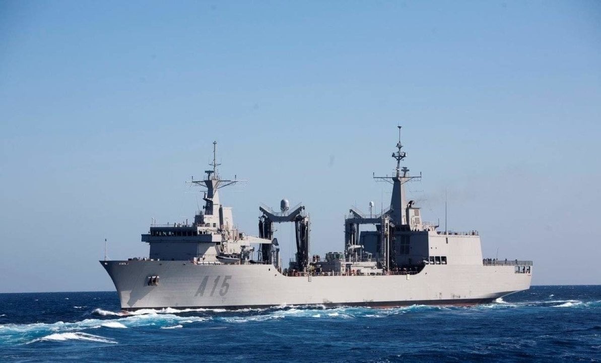 Buque de aprovisionamiento de combate 'Cantabria' (Foto: Armada).