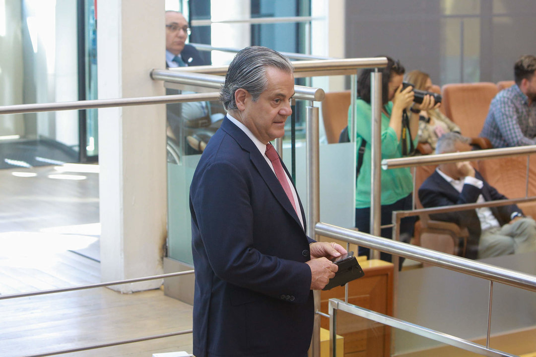 El exdiputado de Ciudadanos, Marcos de Quinto, en una imagen de archivo durante un pleno celebrado en la Asamblea de Madrid en 2019 (Foto: Ricardo Rubio / Europa Press)
