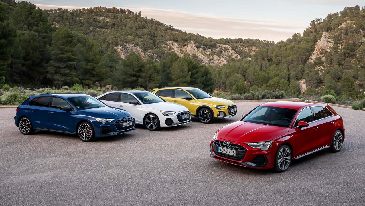 La renovada gama Audi A3 incluye carrocerías de 5 puertas (Sportback) y de 4 puertas (Sedan), así como el modelo campero A3 allstreet y el deportivo S3.