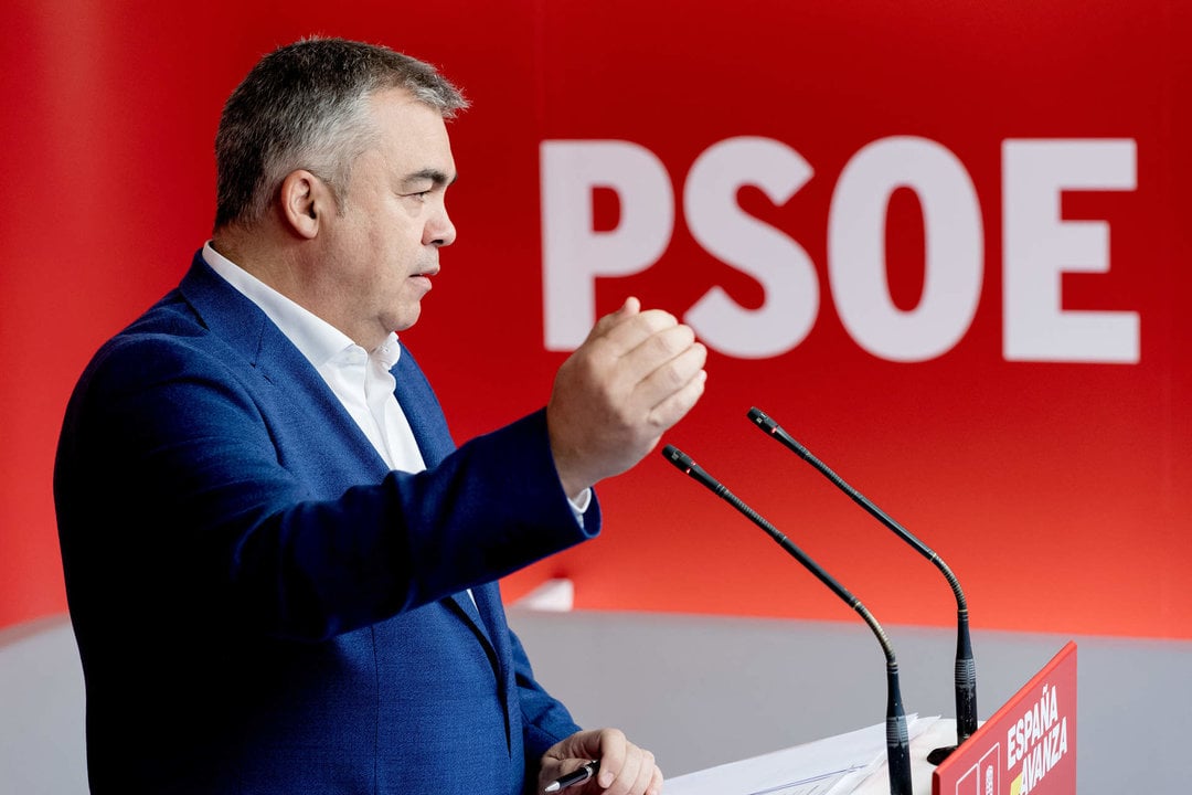 El secretario de Organización del PSOE, Santos Cerdán.