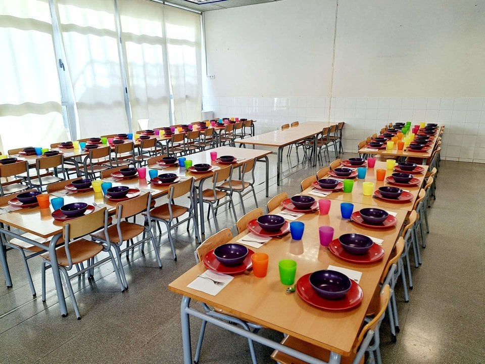 Comedor escolar en Baleares. CAIB