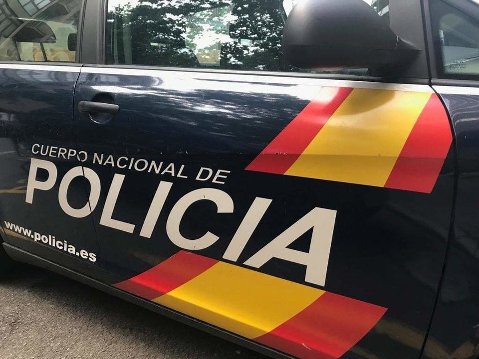 Coche patrulla de la Policía Nacional.