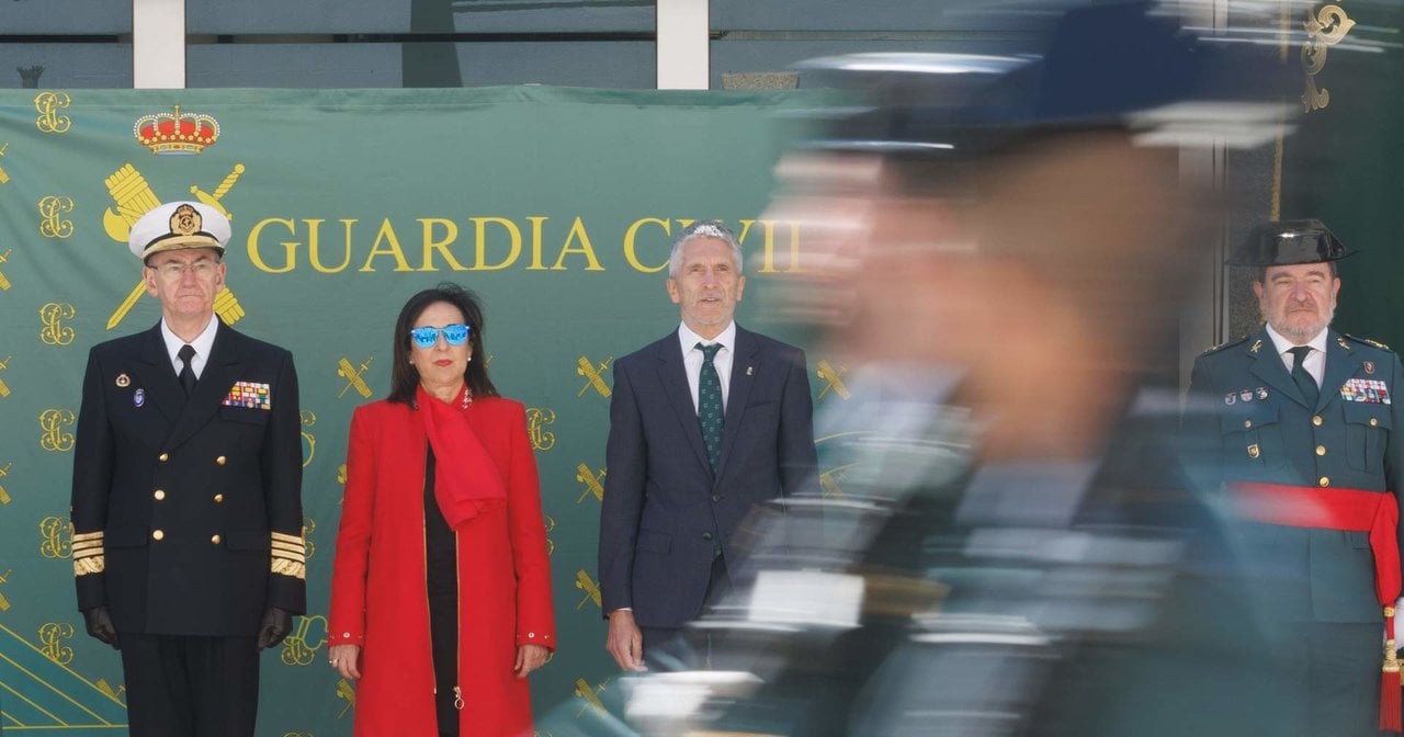 Margarita Robles, en un acto de la Dirección General de la Guardia Civil (Foto: Eduardo Parra / Europa Press).