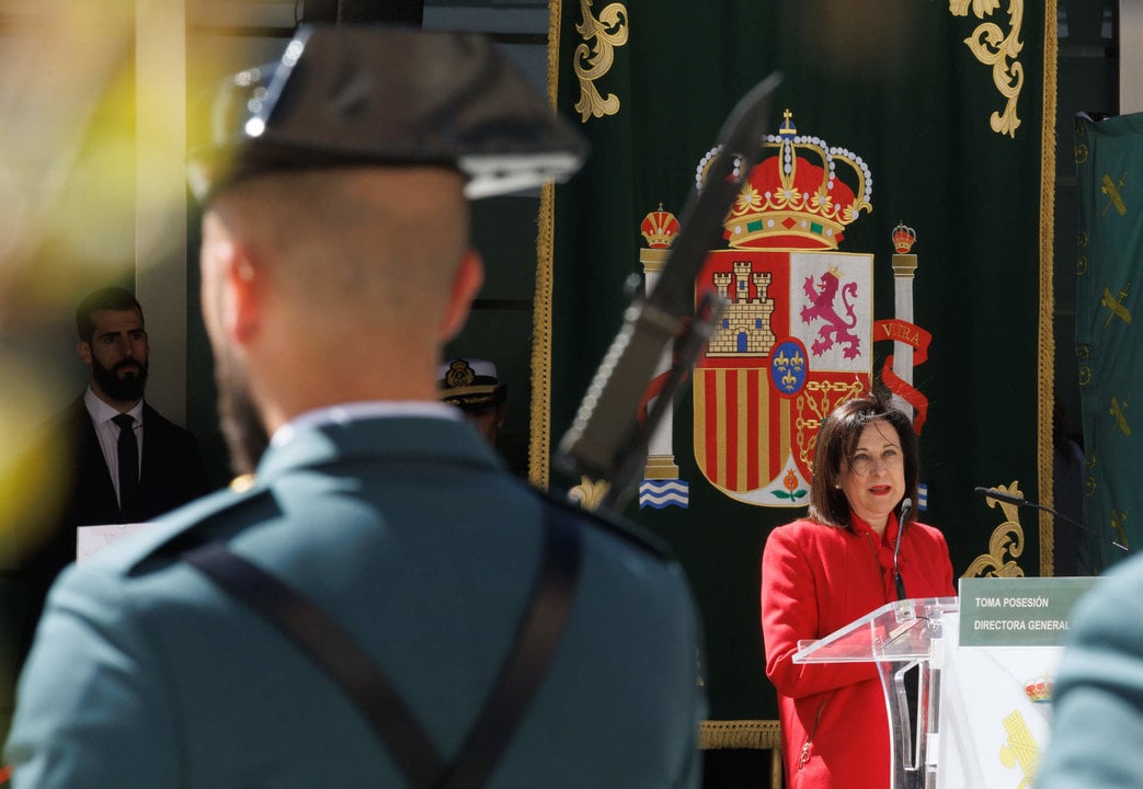 Margarita Robles, en un acto de la Dirección General de la Guardia Civil (Foto: Eduardo Parra / Europa Press).