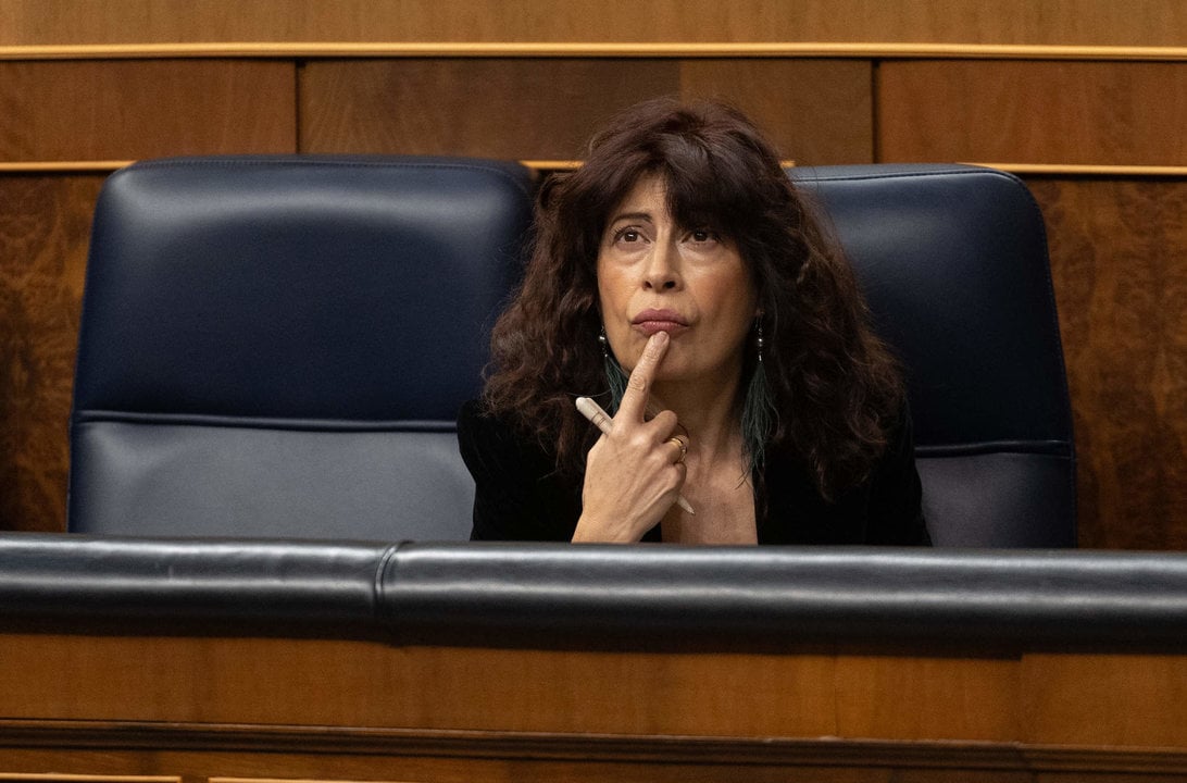 La ministra de Igualdad, Ana Redondo, en el Congreso de los Diputados, a 22 de febrero de 2024, en Madrid.