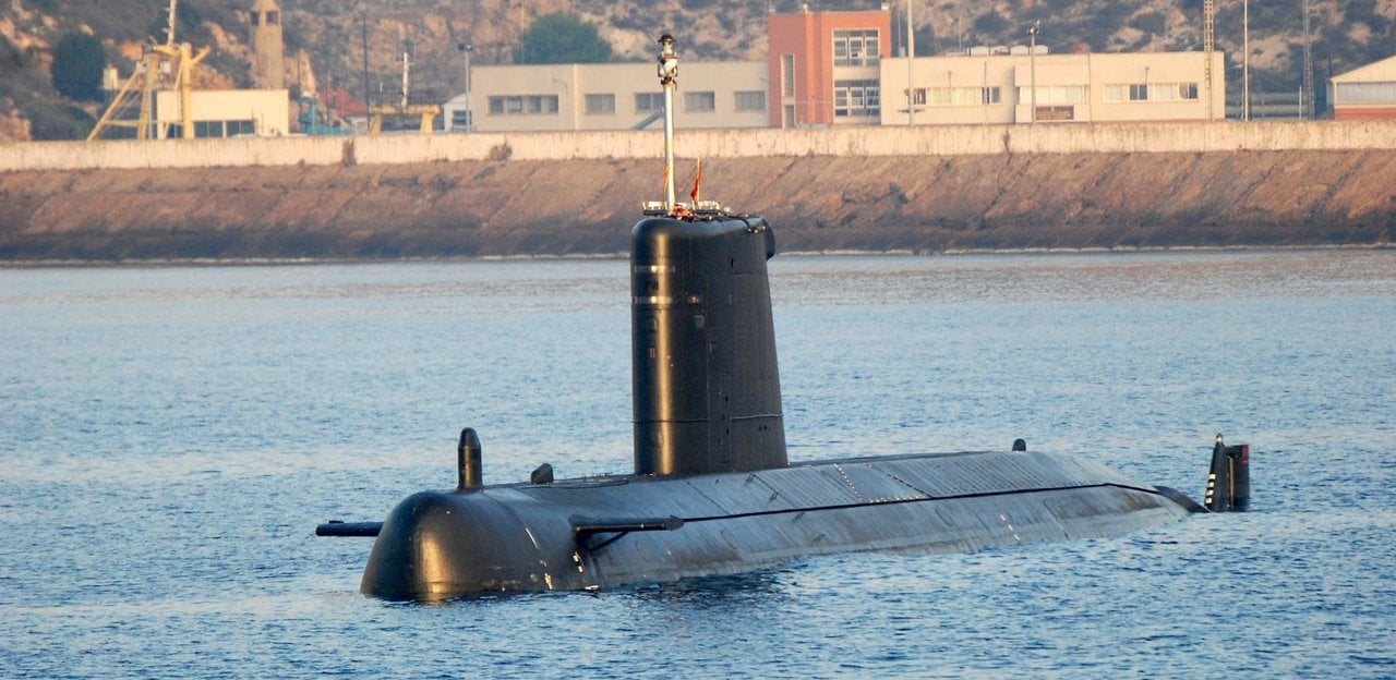 Submarino S-72 'Galerna', de la Armada (Foto: Flickr Armada).