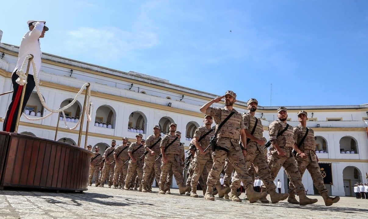 Despedida de Fuerza Expedicionaria de Infantería de Marina para Mali (Foto: Armada).