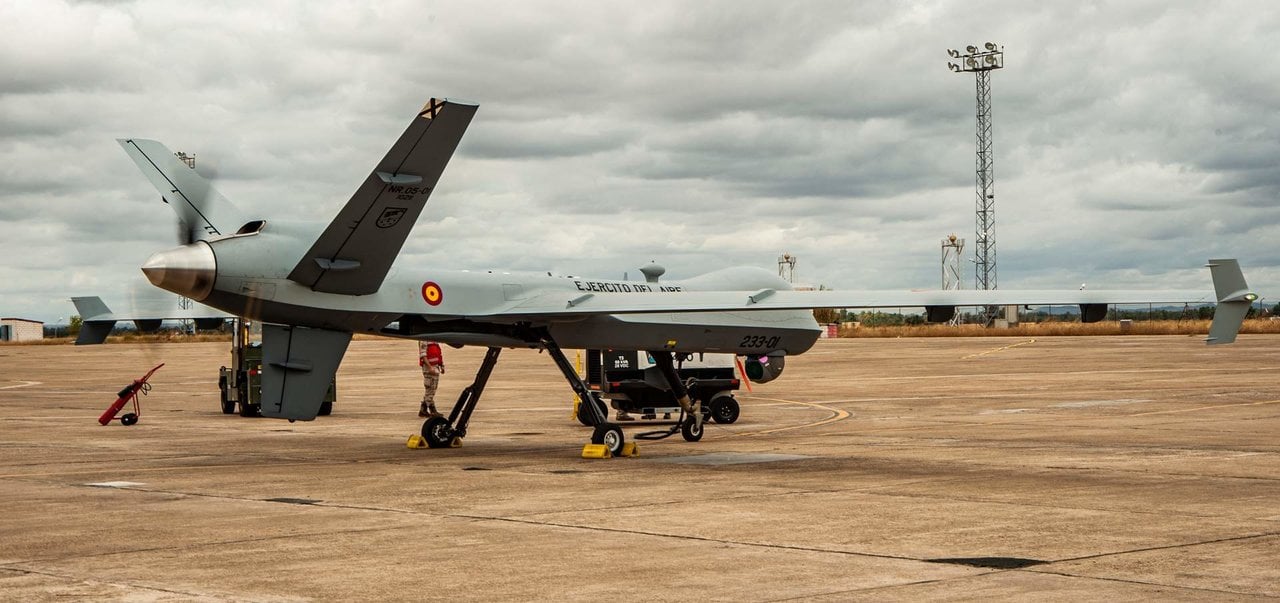 Dron Predator B del Ejército del Aire (Foto: Flickr Ejército del Aire).