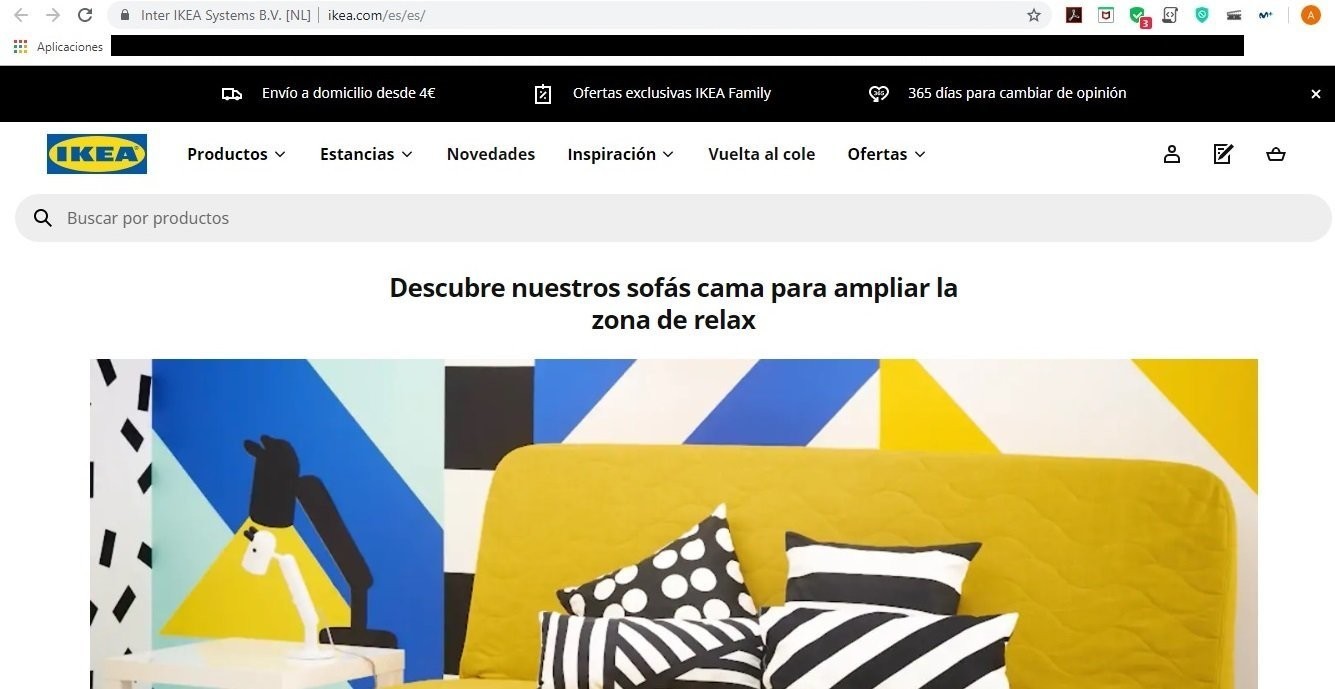 Ikea cede a las presiones, recupera el catalán en la web y lo equipara al castellano y al inglés