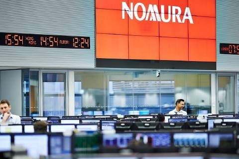 Nomura recorta un 96,5% sus ganancias en el primer trimestre de su año fiscal