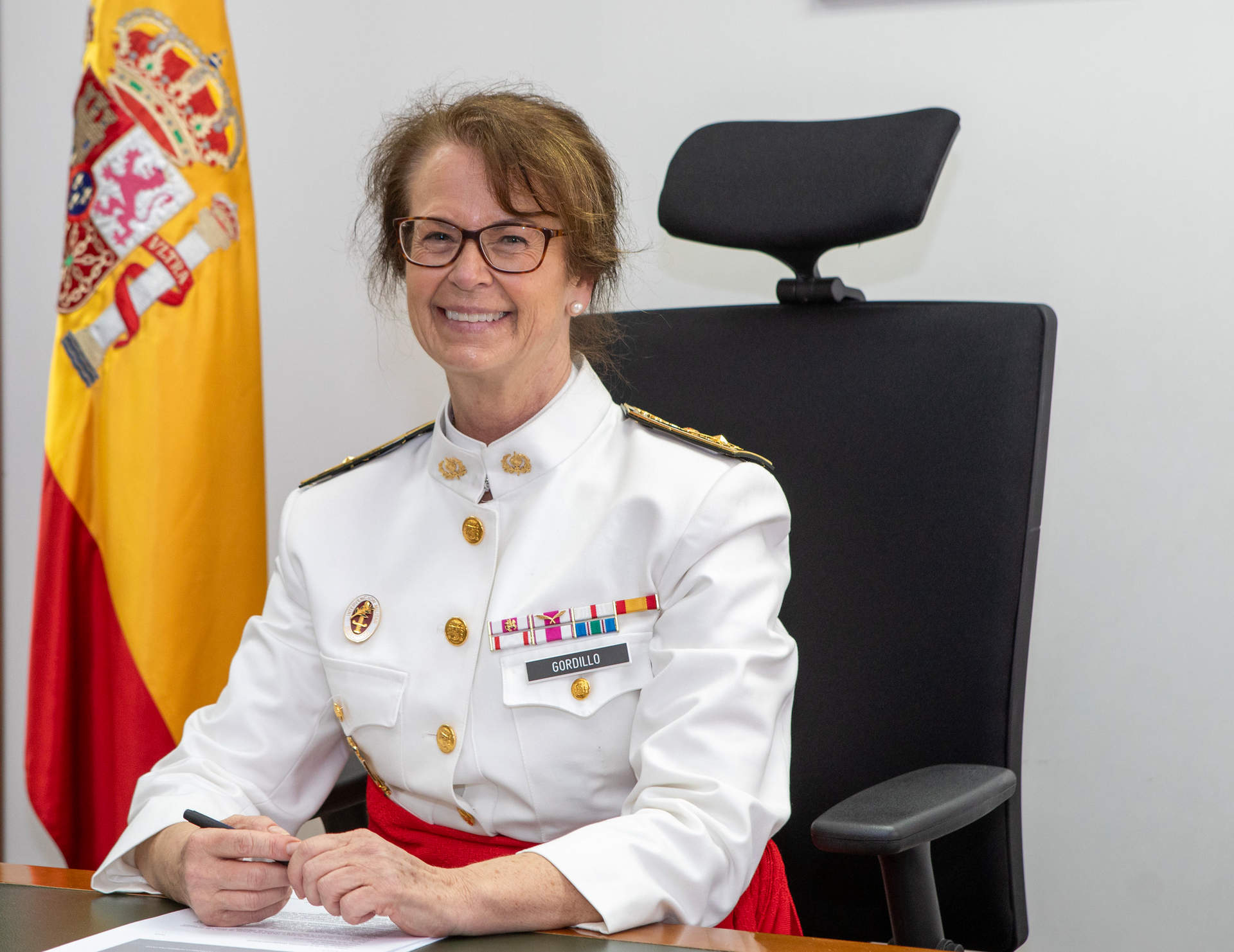 María Teresa Gordillo, del Cuerpo Militar de Intervención, tercera mujer general en las Fuerzas Armadas (Foto: Antonio Centeno/MDE).