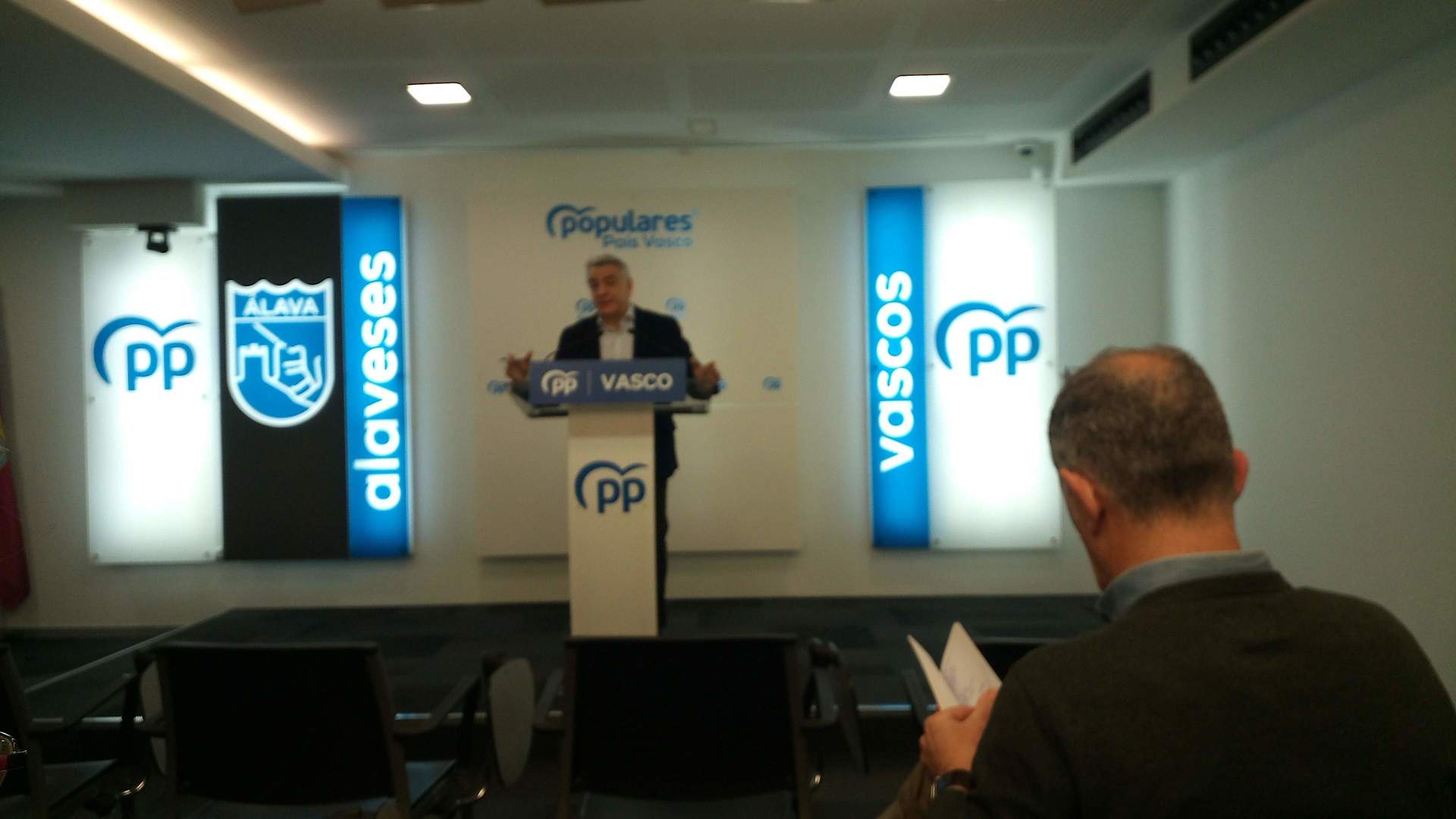 El PP vasco actualizará su proyecto político en una convención que se celebrará en febrero o marzo