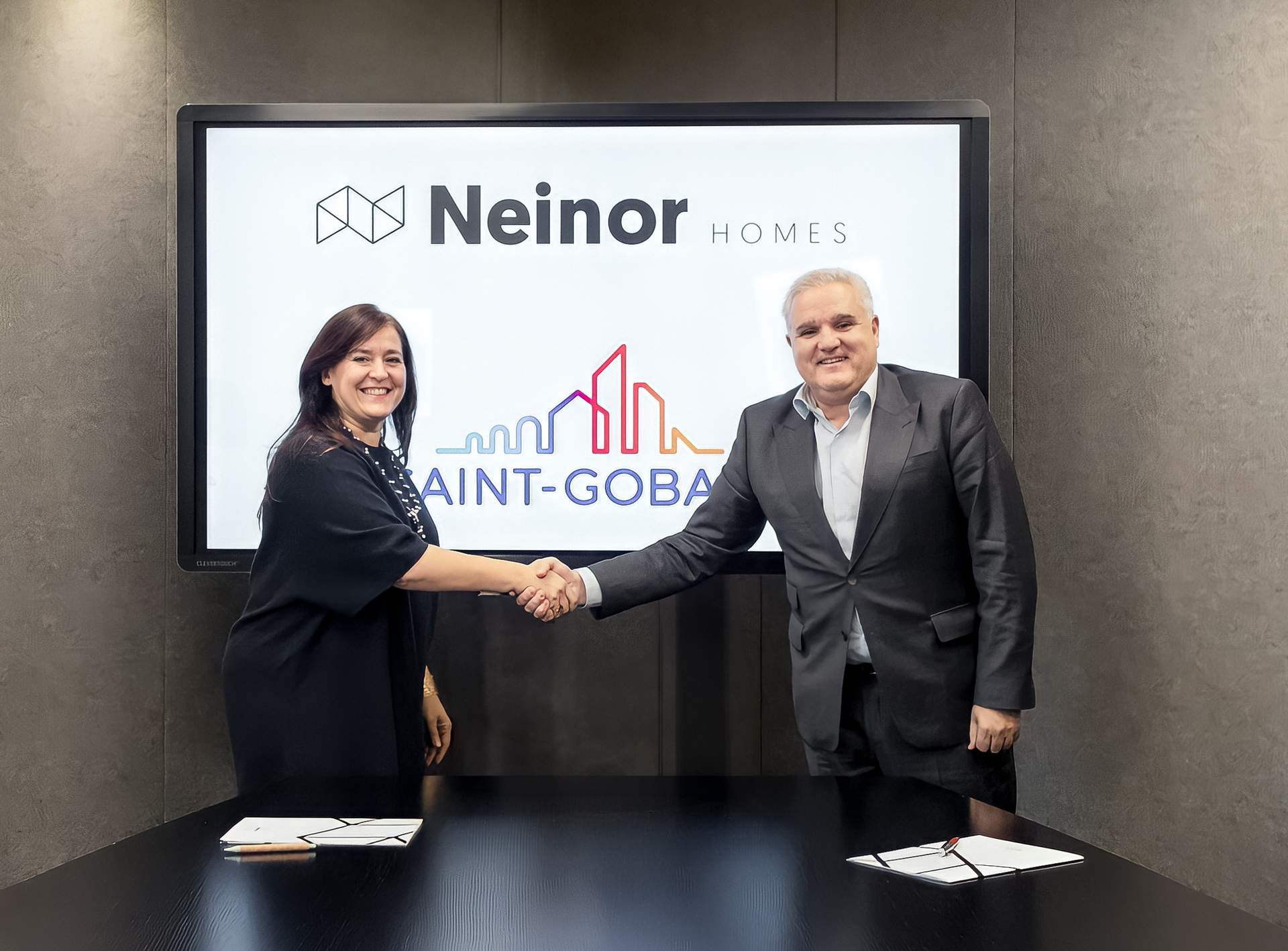 Neinor Homes y Saint-Gobain firman un acuerdo para impulsar la construcción sostenible