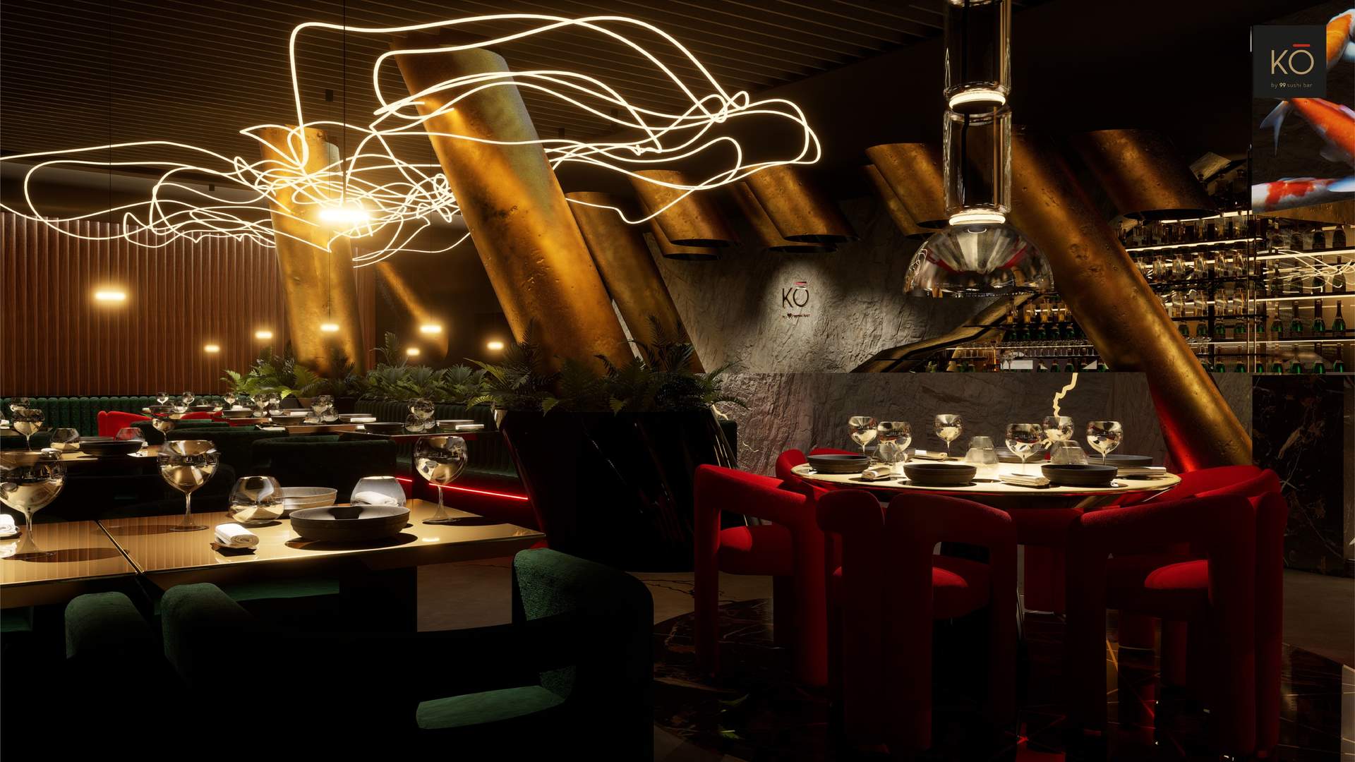 Grupo Bambú impulsa su expansión con un nuevo concepto gastronómico 'KO by 99 Sushi Bar' en Madrid y Abu Dhabi