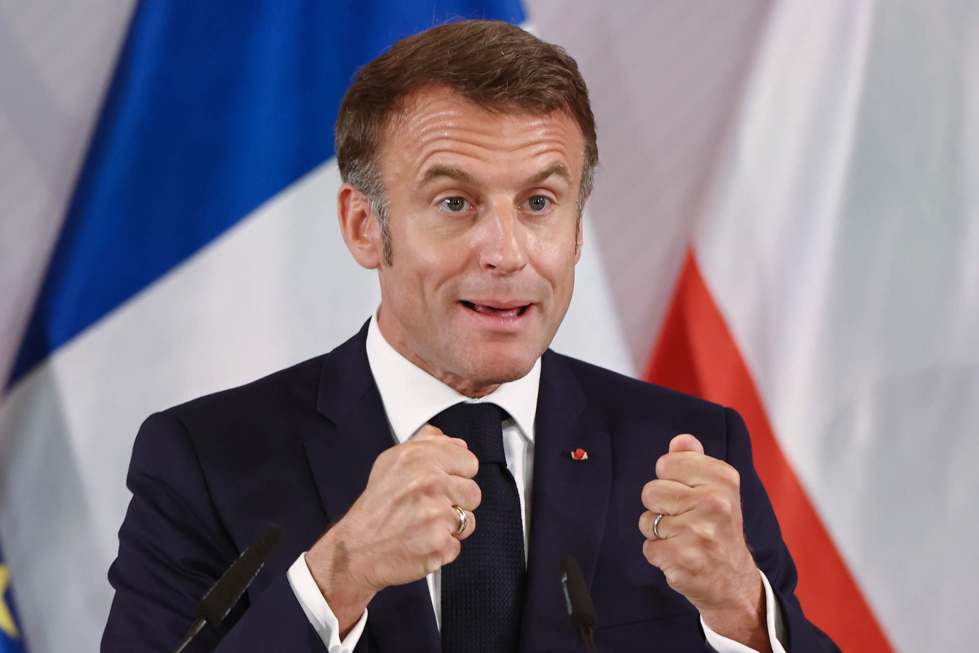 El primer ministro de Francia, Emmanuel Macron.