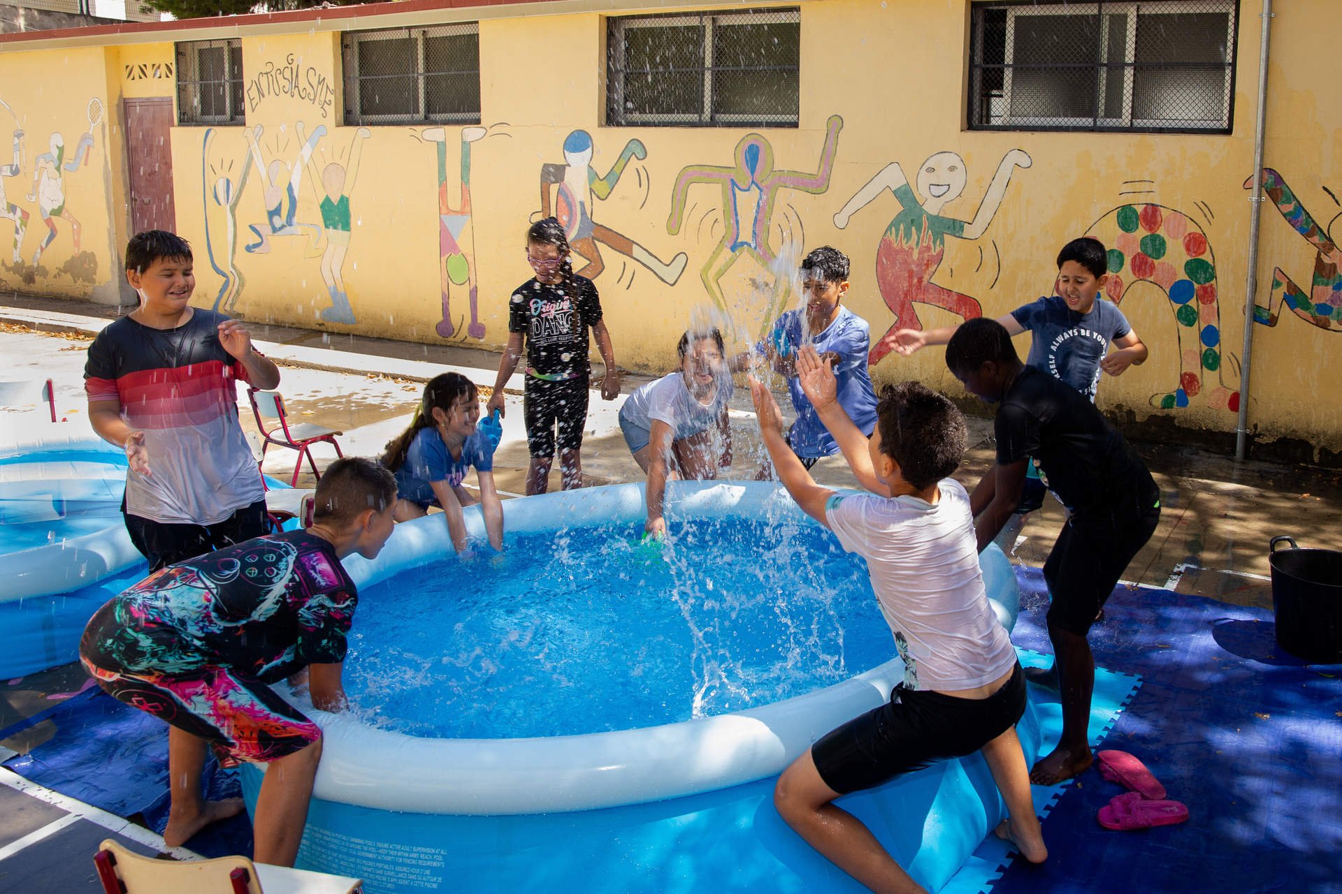 Campamento de verano de Save the Children. Foto: PABLO MARTÍ DIODO MEDIA / SAVE THE CHILDREN