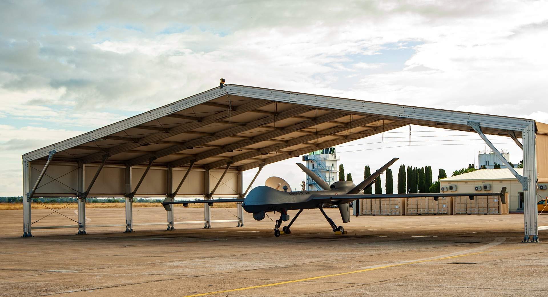 Dron Predator B del Ejército del Aire (Foto: Flickr Ejército del Aire).