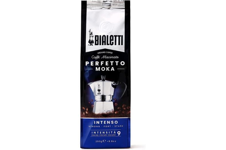 Bialetti - Perfetto Moka Intenso Café Molido Tueste Fuerte, Aroma de Avellana, 250g