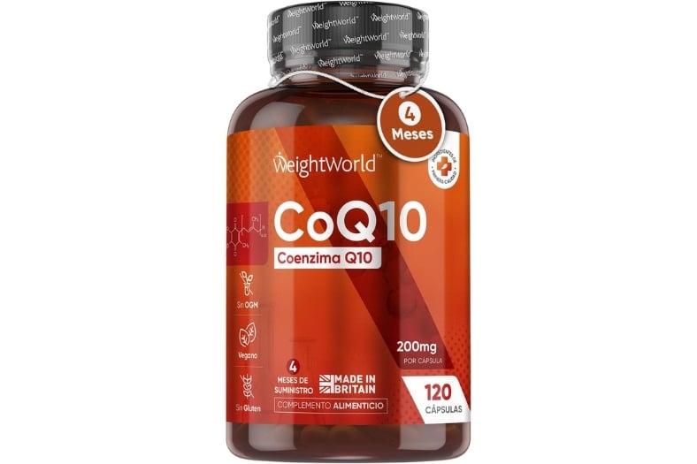 Coenzima Q10 200mg de Concentración 120 Cápsulas Veganas