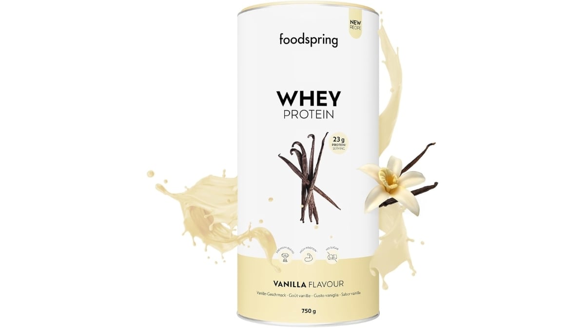 foodspring Whey Proteína Polvo Vainilla