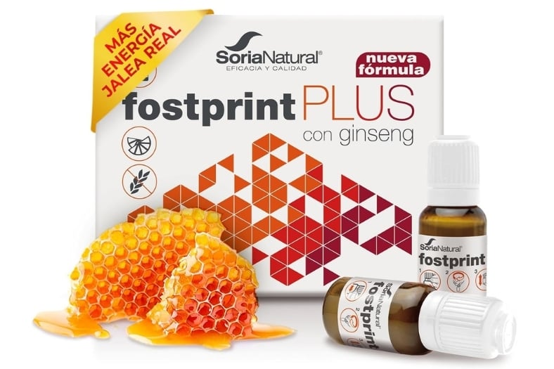 Soria Natural Fostprint Plus con Ginseng - Complemento Alimenticio