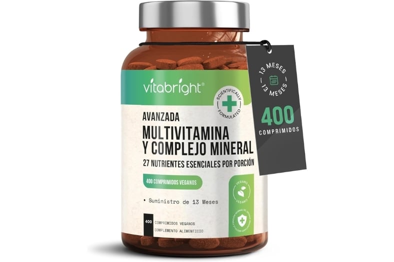 VitaBright Multivitaminas Hombre y Mujer - 400 Tabletas