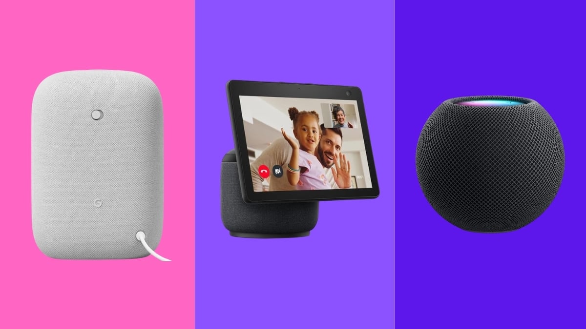 Google Nest Audio vs. Amazon Echo Show 10 vs. Apple HomePod Mini