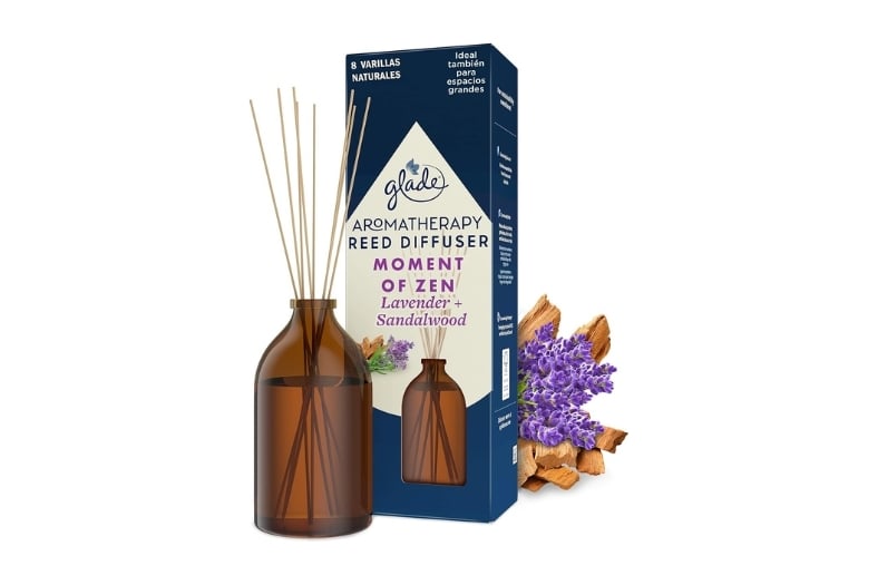 Glade Aromatherapy Varillas – Fragancia Moment of Zen, 80 ml