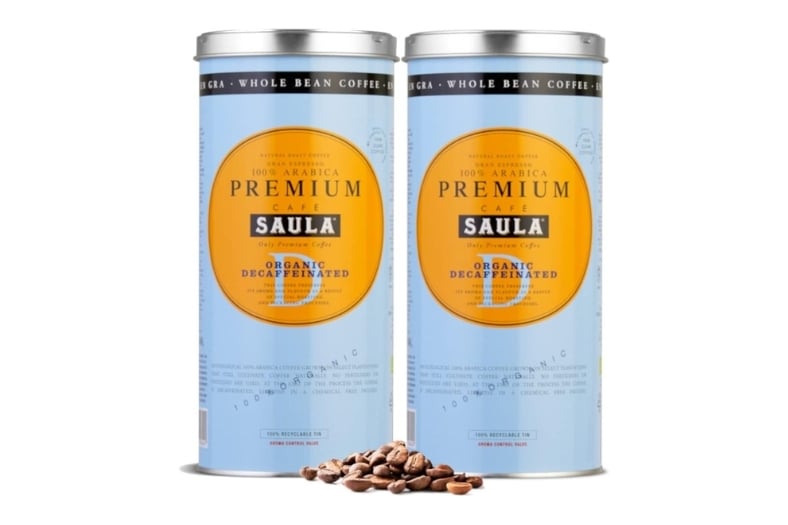 Café Saula Descafeinado Gran Espresso Premium Molido, 3x250g