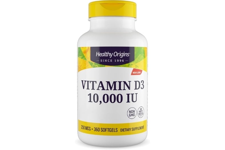 Healthy Origins Vitamina D3 10,000 UI