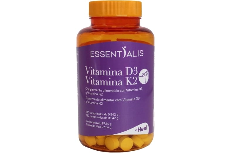 Essentialis Vitamina D3+K2 – 4000 UI y 100 mcg