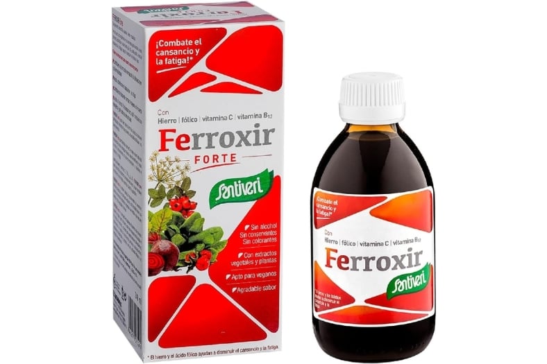 SANTIVERI – Ferroxir Forte, complemento alimenticio a base de hierro y vitaminas